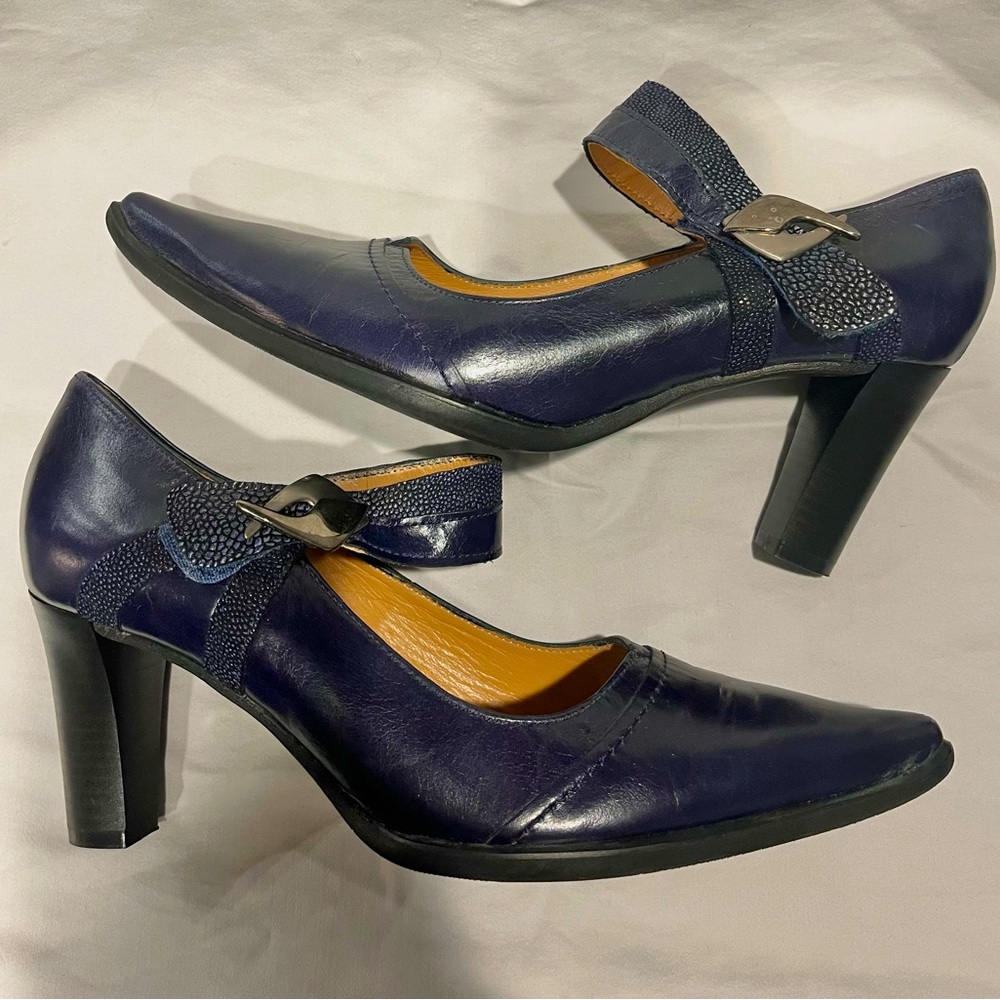 France Mode patent leather heels
